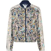 Adidas Sst Loose Cropped Paisley Reißverschlusspullover
