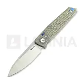 Reate PL-6 Taschenmesser, Green/Black Micarta, Satin