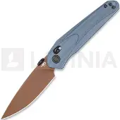 Bestech Mothus - Gold PVD - G10 Taschenmesser, blue grey