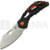 Olamic cutlery Busker M390 Largo Taschenmesser, Volcanic Carving & Funky Holes