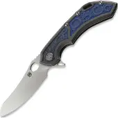 Olamic cutlery Wayfarer 247 Mouflon, Blue+Bronze Stonewash Ti, Satin