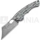 Bestech Skirmish - Damascus - G10, schwarz, weiß