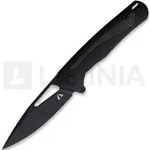 CMB Made Knives Spear Framelock CF Taschenmesser, schwarz
