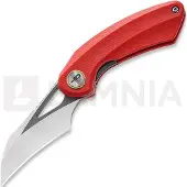 Bestech Bihai - Grey DLC Stonewash + Satin - G10, rot