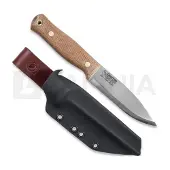 Casström Lars Falt Knife 11850 Natural Canvas Micarta, Bushcraft Messer