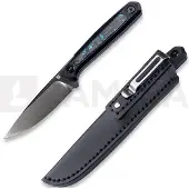 RealSteel Dex Apex, Black G-10 & Blue Carbon Fiber, DLC