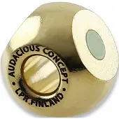 Audacious Concept Aurora Bead - Brass - Hand Polished