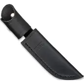 Buck Belt Sheath Black Leather