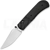 Kizer Cutlery Tycho M390 Clip Point Taschenmesser, Black Ti & Carbon Fiber, Stonewash