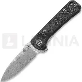 QSP Knife Hawk Damascus Taschenmesser