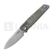 Reate PL-6 Taschenmesser, Black Micarta, Satin