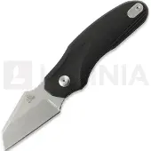 Twisted Assisted Fortis Sheepfoot Taschenmesser, Black G-10, Stonewash
