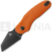Twisted Assisted Fortis Sheepfoot Taschenmesser, Orange G-10, Blackwash