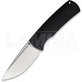 Petrified Fish Beluga - Satin - G10 Messer, schwarz
