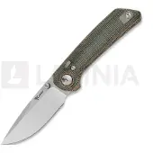 Reate PL-XT Nitro-V Taschenmesser, Red/Black Micarta, Satin