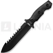 Halfbreed Blades Large Survival Knife Messer, schwarz