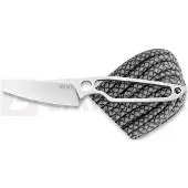 MKM Knives MKM Makro 2 Sheepsfoot MA02-PABG Satin M390, Black Grey Paracord Handle, Fahrtenmesser, Jesper Voxnaes Design