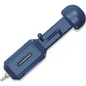 Straight Line Revolve Bit Driver V2 - Titanium - Blue