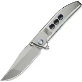 We Knife Ezinta, Titanium, Polished Bead Blast