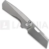 Vosteed Nip-L - Stonewash - Left-Handed Taschenmesser, Titanium, grau