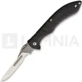 Havalon Forge Rubber Handle Taschenmesser, schwarz