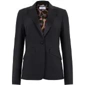Philipp Plein Single Breasted Fit Blazer Skull