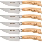 Laguiole Steakmesser Set 6-tlg. BISTRONOMY hellbraun