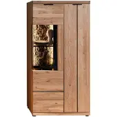 Wohn-Concept Donna Vitrine Wildeiche Bianco