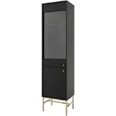 Masseno VITRINE in Graphitfarben