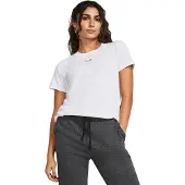 Under Armour Technisches T-Shirt Rival Core 1383648 Weiß Regular Fit