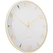 Karlsson Wanduhr Sienna Glow Weiß