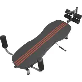 Selius Rückentrainingbank Schwarz – Tragfähigkeit 150 kg – Für Heimfitnessgeräte, Krafttraining