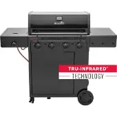 Char-Broil ESSENTIAL 4G Gasgrill 4+1 Brenner TRU-Infrared Gusseisenroste Schwarz