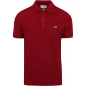 Lacoste Slim Fit polo, bordeaux rood