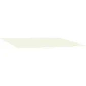 vidaXL Markisenersatzstoff Creme 600 x 300 cm Polyester