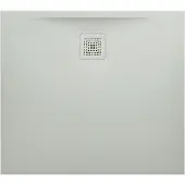 Laufen PRO Duschwanne, 900x800x30mm, superflach, H2149500770001, Farbe: Hellgrau matt