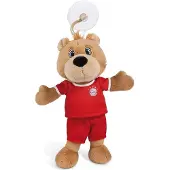 Nici Kuscheltier FC BAYERN Bär Berni mit Trikot und Saugnapf GREEN 20CM