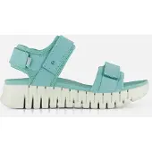 Ecco Damen - Gruuv Sol Nubuk Knöchelriemen Sandalen - Aquatic