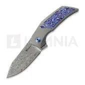 Reate T2500 Damasteel Taschenmesser, Titanium & Mokuti