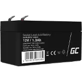 Green Cell AGM 12V 1,3Ah Akku VRLA Blei-Batterie Bleiakku Ersatzakku Gelakku Akkubatterie Zyklenfest Unbemannt Spielzeug | Elektro Spielzeug| Alarm | Notstrom | Kinderfahrzeuge| Kinder-Quad