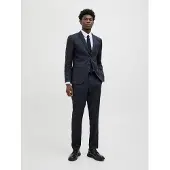 Jack & Jones Anzug "JPRCOSTA SUIT" Set, 2 tlg. sehr schmal aus Polyester, sehr schmale Passform, mit Reverskragen, Langarm-Sakko