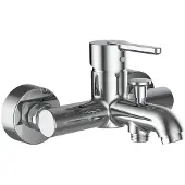Laufen LUA Wannenmischer, Aufputz, ohne Zubehör, chrom, Ausladung 159mm, H3210810044001