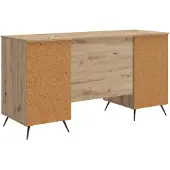 vidaXL Schreibtisch Artisan-Eiche 142,5 x 50 x 75 cm Holzwerkstoff