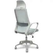Piqueras Y Crespo Pro534, Gepolsterter, ausgestopfter Sitz, Netz-Rückenlehne, Grau, Grau, Stoff, Holz, Schaum, Netz