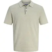 Jack & Jones Bluriley Poloshirt Bequemer Flachstrick aus Baumwolle, Klassischer, zeitloser Look, Vielseitiges Basic für jeden Tag