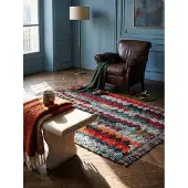 KADIMA DESIGN TEPPICH Hochflor mit Fransen TAFRAUT in Bunt, im Berber-Stil, aus Polyester, 200 x 300 cm