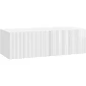vidaXL Wandmontierter TV-Schrank Hochglanz Weiß 98 x 41 x 30 cm
