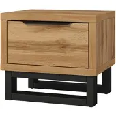 Masseno NACHTTISCH HALLETTA 55/49/45 cm Eiche Wotan