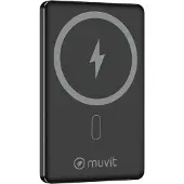 Muvit 5000mah Mcchp0009 20w Wireless Includes Usb Type-c Cable Powerbank Durchsichtig Durchsichtig One Size