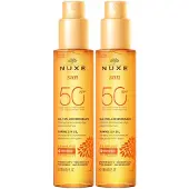 Nuxe Sun Sonnenöl Gesicht & Körper LSF 50 x2 2x150 ml Öl
